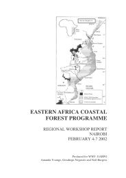 Eastern Africa Coastal Forest Programme: Regional Workshop ...