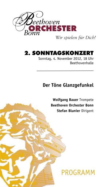 Wir spielen für Dich! - Das Beethoven Orchester Bonn