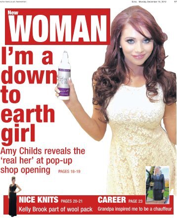 Amy Childs reveals the 'real her' at pop-up shop ... - Newsquest