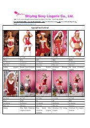 Shiying Sexy Lingerie Co., Ltd. - Wholesale lingerie