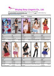 Shiying Sexy Lingerie Co., Ltd. - Wholesale lingerie