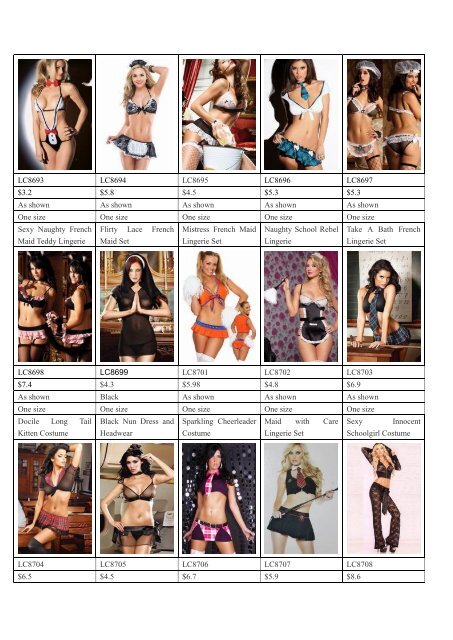 Shiying Sexy Lingerie Co., Ltd. - Wholesale lingerie