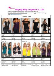 Shiying Sexy Lingerie Co., Ltd. - Wholesale lingerie