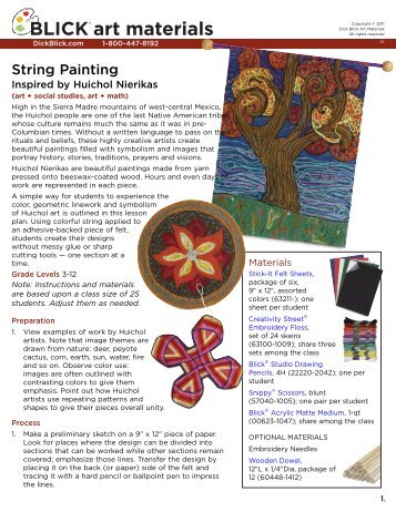 String Painting - Dick Blick - Dick Blick Art Materials