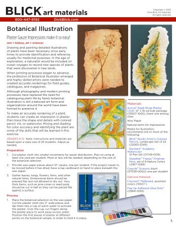 Botanical Illustration - Dick Blick - Dick Blick Art Materials