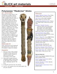 Polynesian âMedicineâ Sticks - Dick Blick - Dick Blick Art Materials