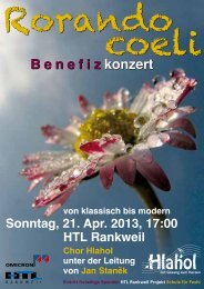 Konzertfolder - HTL-Rankweil