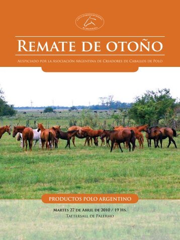 Remate de otoÃ±o - AsociaciÃ³n Argentina de Criadores de Caballos ...