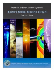 Earth's Global Electric Circuit - Spark - University Corporation for ...