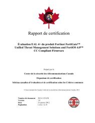 Volume 1 - Rapport principal - Agence canadienne d'Ã©valuation