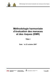 MÃ©thodologie harmonisÃ©e d'Ã©valuation des menaces et des risques ...