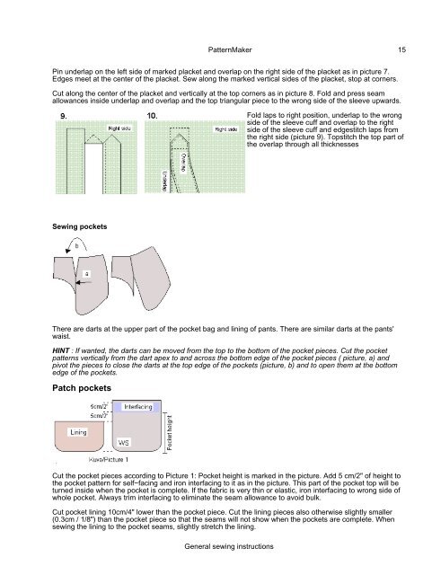 General Sewing Instructions - Leena's.com