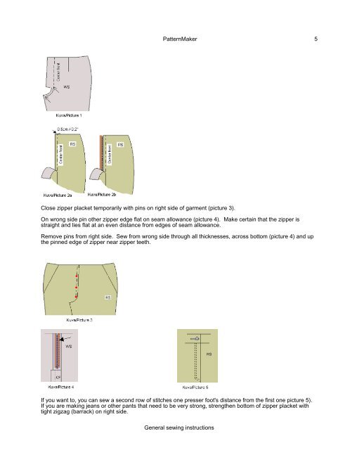 General Sewing Instructions - Leena's.com