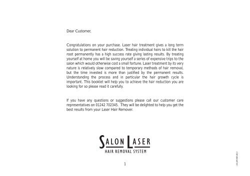 Rio Laser Hair Removal Manual - Livingiseasy.co.uk