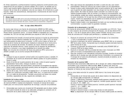 User's Manual Manuel de l'utilisateur Anwenderhandbuch ... - Antec