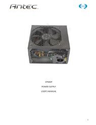 VP450P POWER SUPPLY USER'S MANUAL - Antec