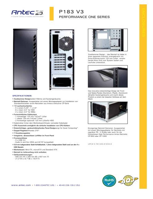 Flyer - Antec