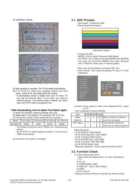 LCD TV SERVICE MANUAL - Jordans Manuals