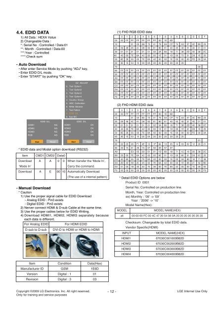 LCD TV SERVICE MANUAL - Jordans Manuals