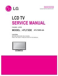 LCD TV SERVICE MANUAL - Jordans Manuals