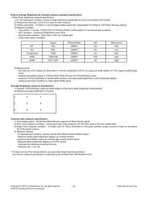 LCD TV SERVICE MANUAL - Jordans Manuals