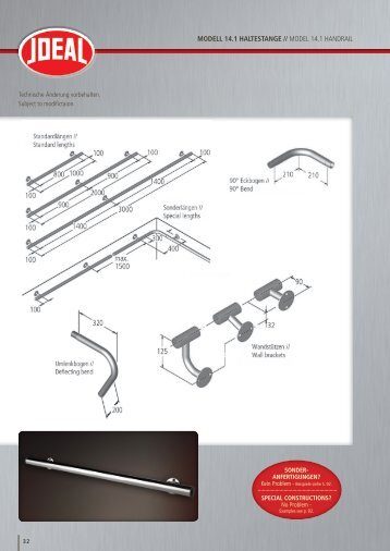 MODELL 14.1 HALTESTANGE // MODEL 14.1 HANDRAIL