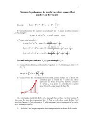 7-Nombres de Bernoulli