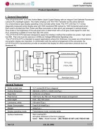 LCD Datasheet by Beyondinfinite.com