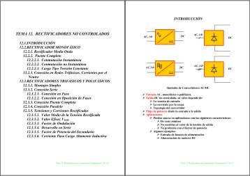 TEMA 12. RECTIFICADORES NO CONTROLADOS