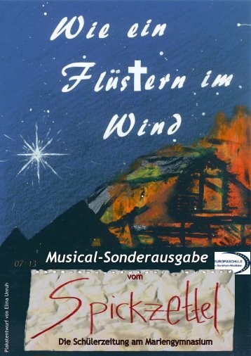 Musical-Sonderausgabe - Mariengymnasium