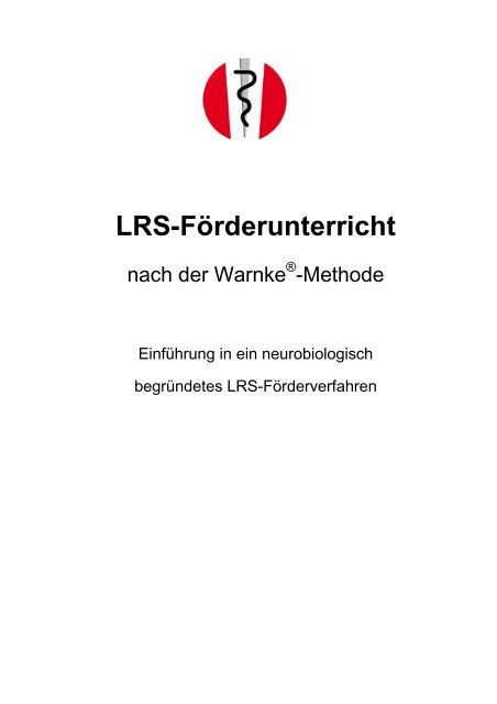 LRS-FÃ¶rderunterricht nach der Warnke - MediTECH Electronic GmbH