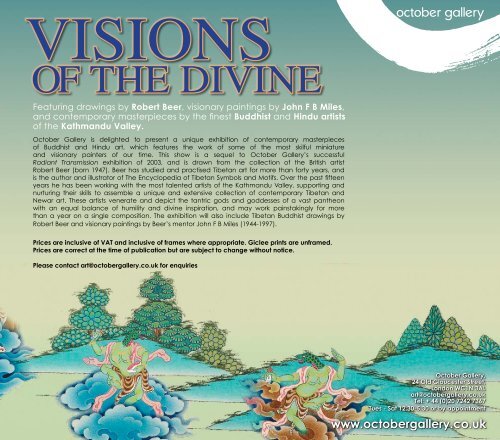 OF THE DIVINE - October Gallery