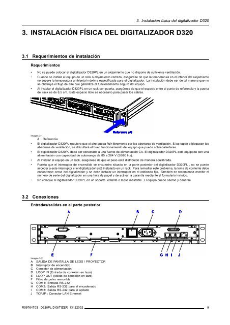 D320PL DIGITIZER - Barco