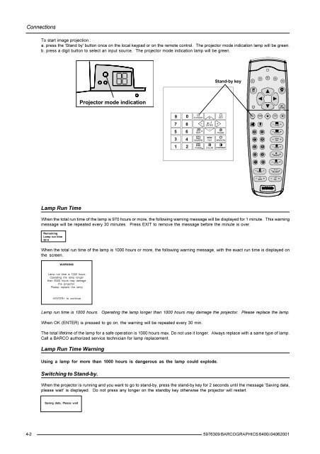 BARCO PROJECTION SYSTEMS - Log in - Barco