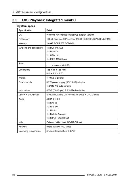 XVS - 2 - Log in - Barco