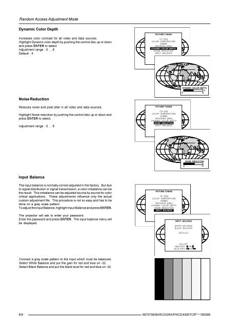 BARCO PROJECTION SYSTEMS