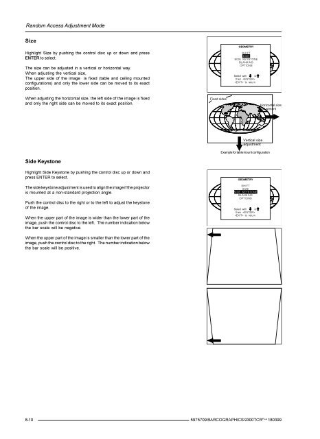 BARCO PROJECTION SYSTEMS