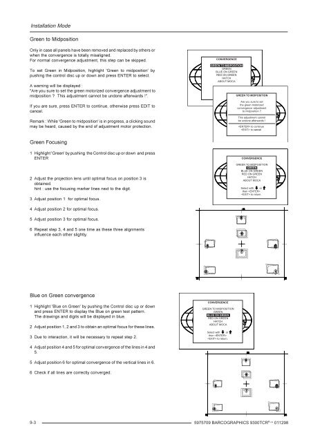 BARCO PROJECTION SYSTEMS