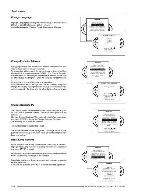 BARCO PROJECTION SYSTEMS