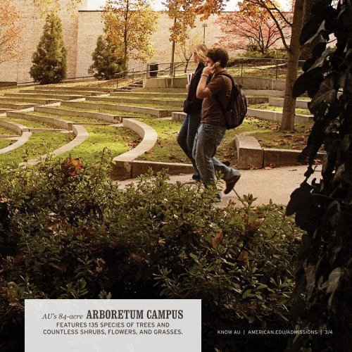 American University undergraduate viewbook