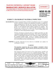 TCM Mandatory Service Bulletin MSB-00-5B