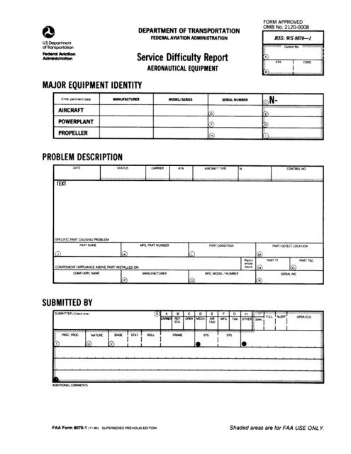 faa-form-8070-1-service-difficulty-report