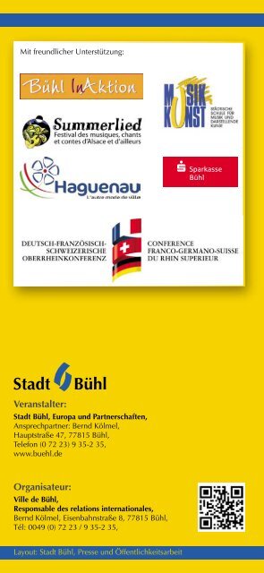 Programm - Stadt Bühl