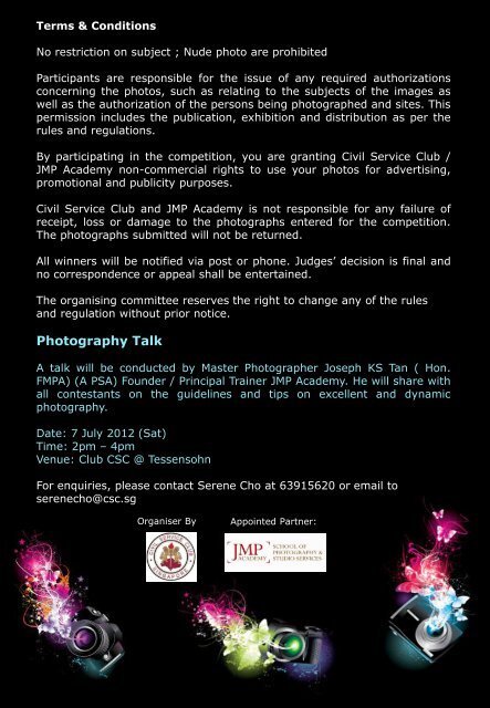 Photography Competition 2012 - Civil Service Club