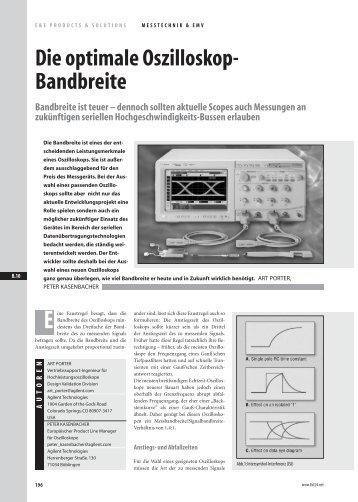 Die optimale Oszilloskop- Bandbreite - PuA24.net