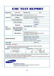 EMC TEST REPORT