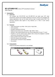 SC-UT/UR0115C Active UTP transmitter & receiver User's Manual 1 ...