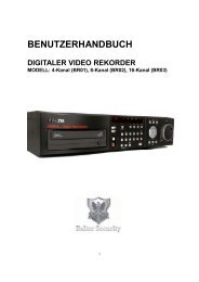 BENUTZERHANDBUCH - Balter Security - Balter Security GmbH