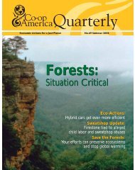 Forests: Forests: - Green America