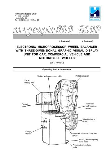 electronic microprocessor wheel balancer with three-dimensional ...